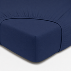 Biologisch Hoeslaken | 100% Renforcé Katoen | Blauw
