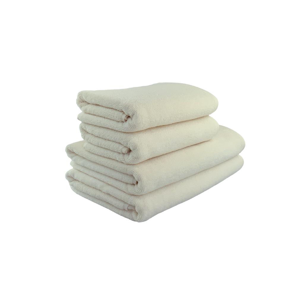 Bio- und Vegan-Handtuchset | 50x100 & 70×140 cm | 4er-Set