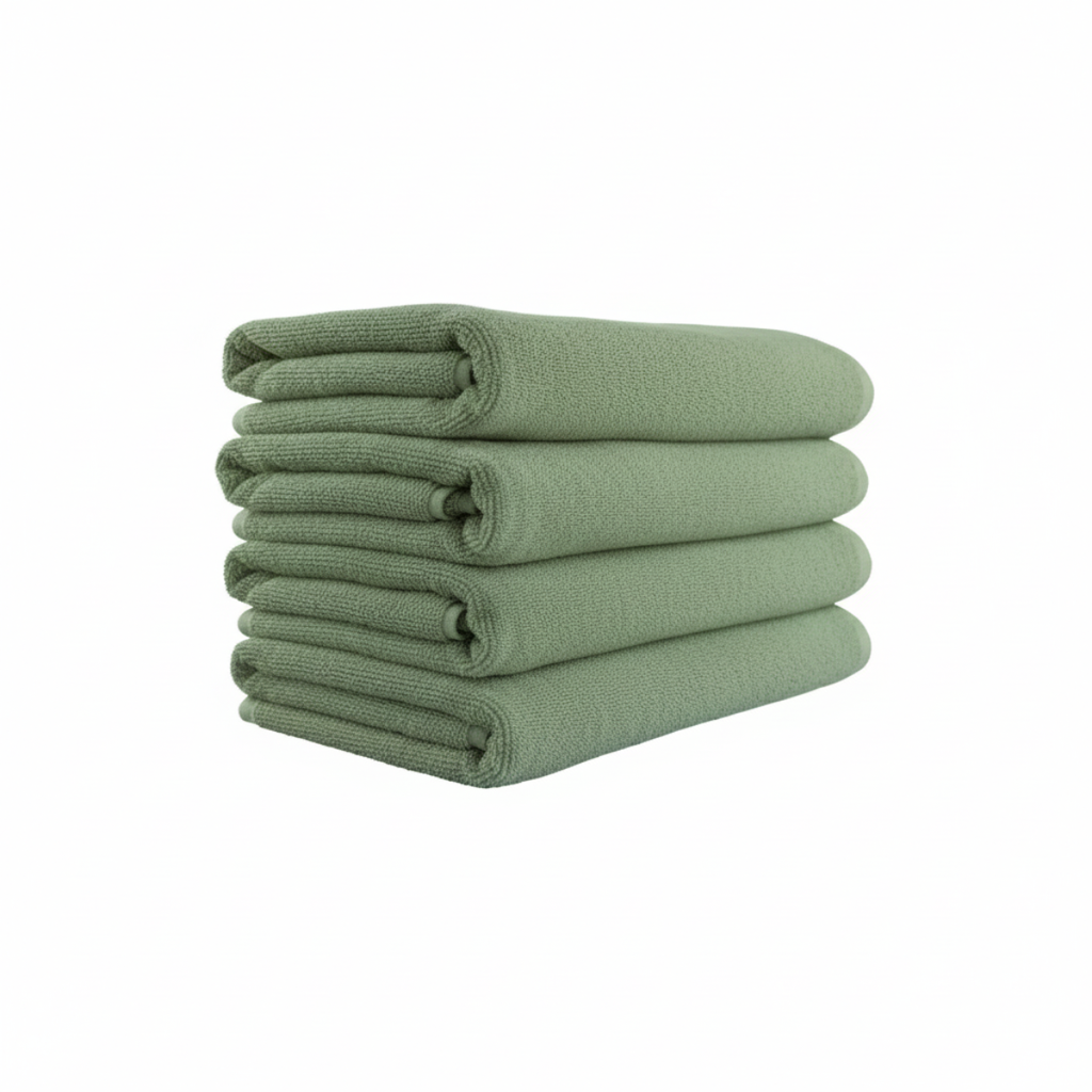 Organic and Vegan Bath Towels | 70×140 cm | Set of 4