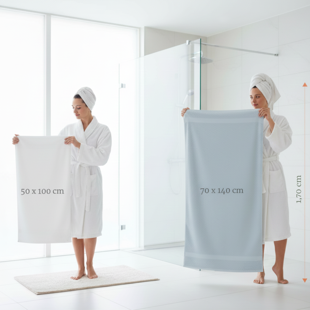Biologisch en Vegan Handdoeken | 50×100 cm | Set van 5
