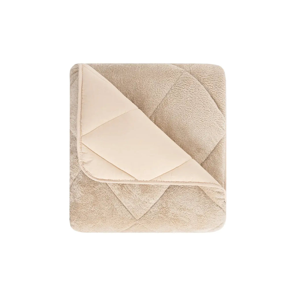 Bettdecke ohne Bezug – Teddy – Beige