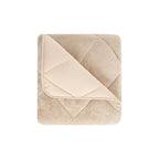 Bettdecke ohne Bezug – Teddy – Beige