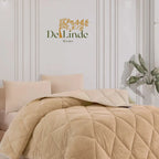 Bettdecke ohne Bezug – Teddy – Beige