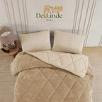Bettdecke ohne Bezug – Teddy – Beige