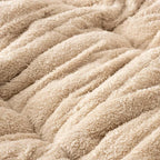 Bettdecke ohne Bezug – Teddy – Beige