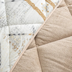 Dekbed Zonder Overtrek | Inclusief Kussensloop | Teddy | Beige