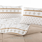 Dekbed Zonder Overtrek | Inclusief Kussensloop | Teddy | Beige