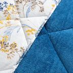 Dekbed Zonder Overtrek | Inclusief Kussensloop | Teddy | Blauw