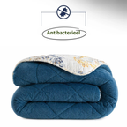Dekbed Zonder Overtrek | Inclusief Kussensloop | Teddy | Blauw