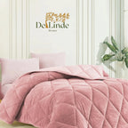Dekbed Zonder Overtrek – Teddy – Roze