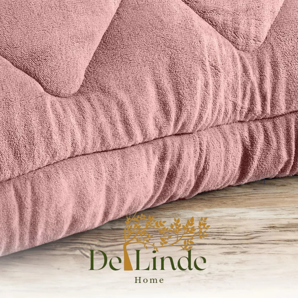Dekbed Zonder Overtrek – Teddy – Roze