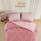 Dekbed Zonder Overtrek – Teddy – Roze