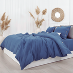 Mousseline Dekbedovertrekset | 4-laags | %100 Katoen