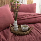 Mousseline Dekbedovertrekset | 4-laags | %100 Katoen
