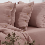 Mousseline Dekbedovertrekset | 4-laags | %100 Katoen