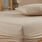 Hoeslaken | 100% Renforcé Katoen | Beige