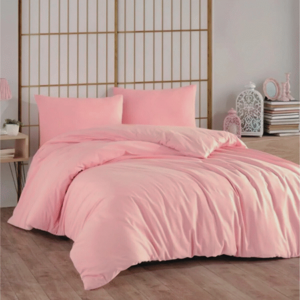 Renforcé Dekbedovertrek – Roze – Inclusief Hoeslaken & Kussensloop