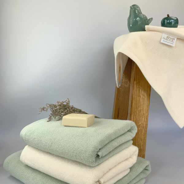 De Linde Home Biologisch en Vegan Handdoek – 100% Biologisch Katoen – 50x100 cm – 1 stuk – 500 gsm –  Gots en Vegan Gecertificeerd