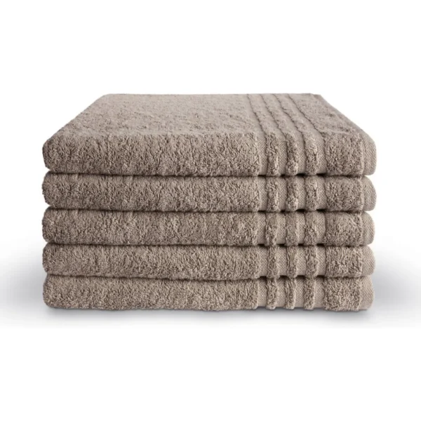 Byrklund Badlaken Bath Basics - 100 % Katoen - 70x140 cm - Set van 5