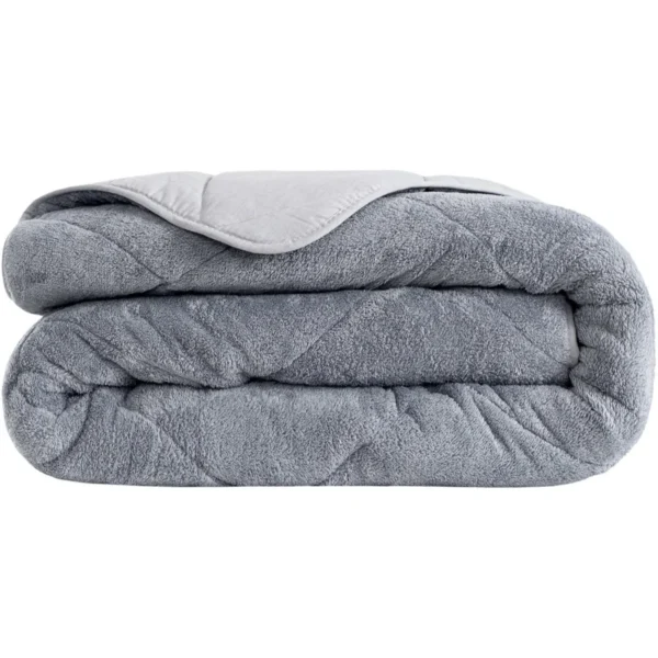 De Linde Home Dekbed Zonder Overtrek - Teddy - Grijs