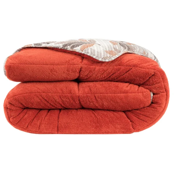 De Linde Home Dekbed Zonder Overtrek - Inclusief Kussensloop - Teddy - Oranje