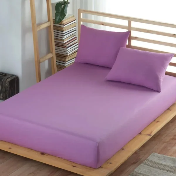 Hoeslaken - 100% Renforcé Katoen - Lila