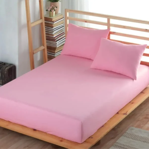 Hoeslaken - 100% Renforcé Katoen - Roze